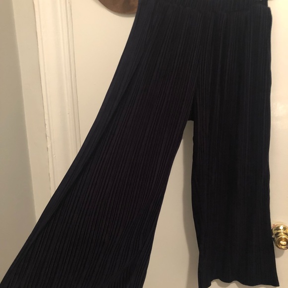 Saks Fifth Avenue Pants & Jumpsuits Saks Fifth Avenue Wide Leg Navy